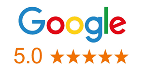 5 Star Reviews on Google