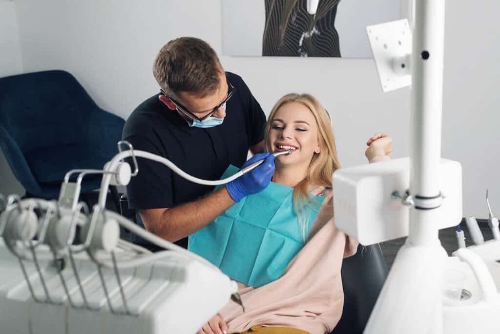 Professional teeth whitening